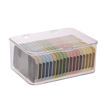 Cutie desktop de depozitare pentru husele de telefoane – protecție împotriva prafului, transparentă, plastic PS, 100% material nou