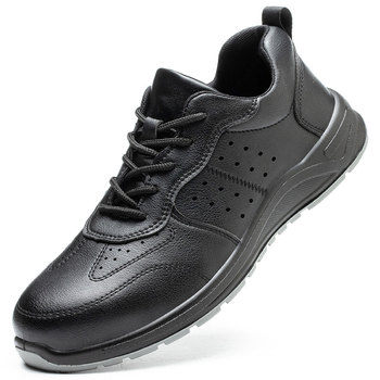 Изолирани обувки за безопасност с 6KV изолация, антиударни и антипробивни, дишащи микрофибърни върхове, стоманено носче