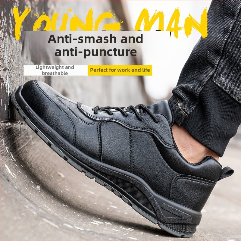 Изолирани обувки за безопасност с 6KV изолация, антиударни и антипробивни, дишащи микрофибърни върхове, стоманено носче