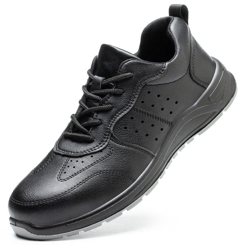 Изолирани обувки за безопасност с 6KV изолация, антиударни и антипробивни, дишащи микрофибърни върхове, стоманено носче