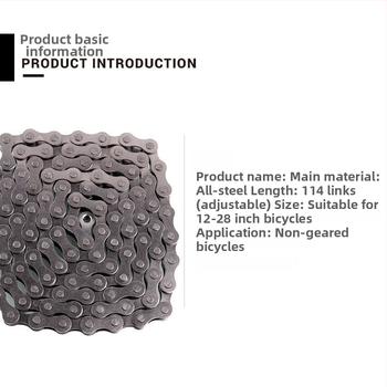 Reťaz na bicykel pre kočík a horský bicykel, jednorychlostný reťaz, s magickou prackou, 6789 úrovní variabilnej rýchlosti