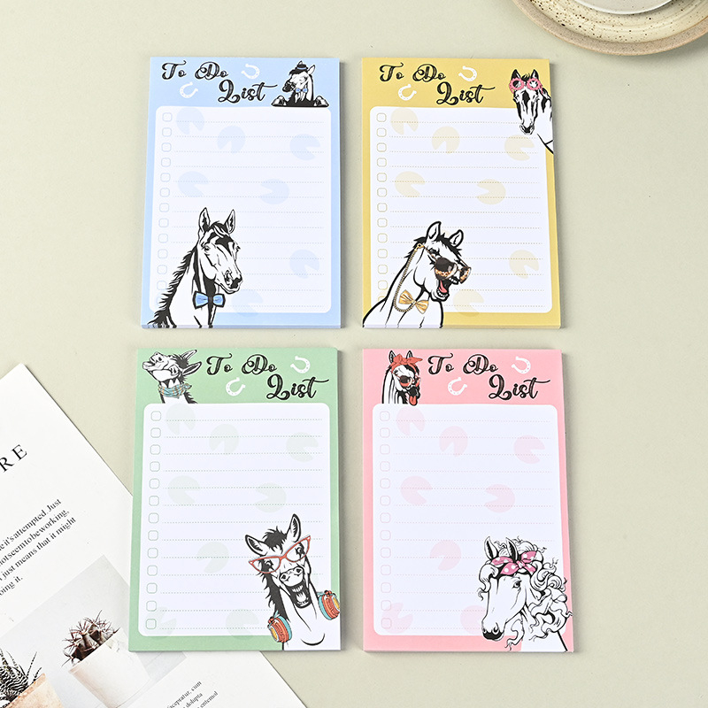 Karikaturni životinjski knjižni oznake s mačjim bilješkama, ponovno upotrebljive bilješke, oblik: crtani, marka: Zeyue