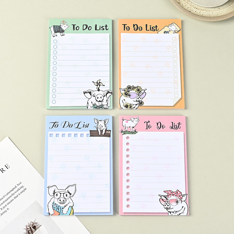 Karikaturni životinjski knjižni oznake s mačjim bilješkama, ponovno upotrebljive bilješke, oblik: crtani, marka: Zeyue