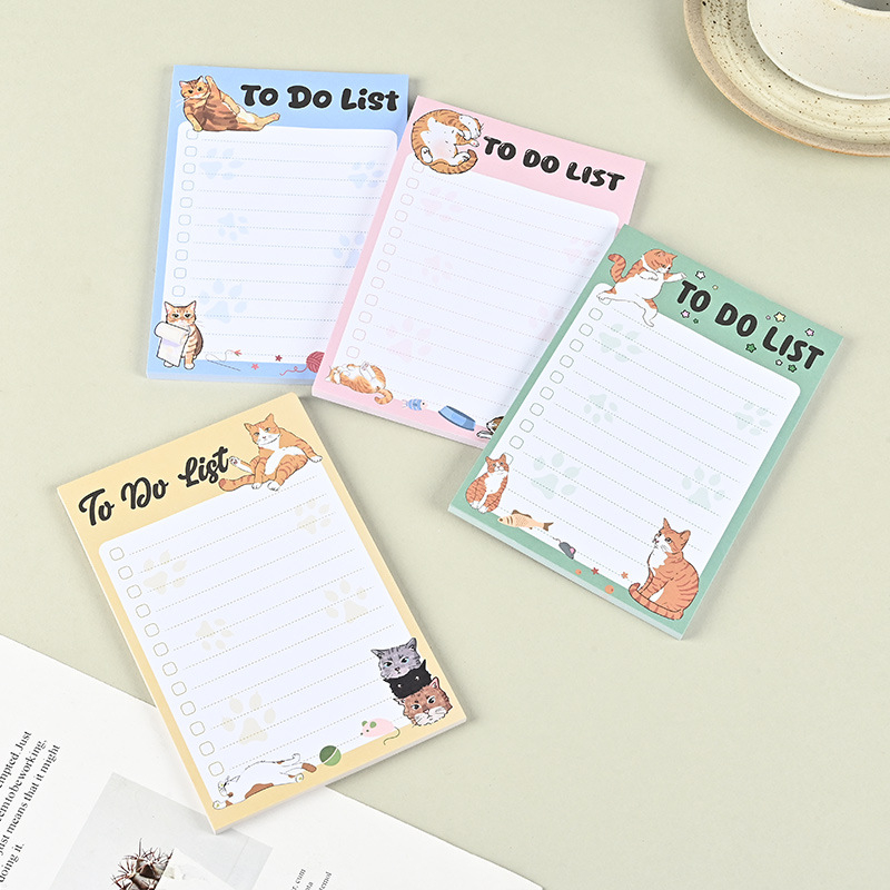 Karikaturni životinjski knjižni oznake s mačjim bilješkama, ponovno upotrebljive bilješke, oblik: crtani, marka: Zeyue