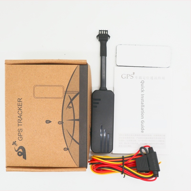 4G Beidou локатор за автомобили и мотоциклети — модел J24A; GPS прецизност 3–30 m; Алармени функции: вибрация, загуба на захранване, геозона и превишена скорост; вградена антена; размери 74 × 26 × 13 mm