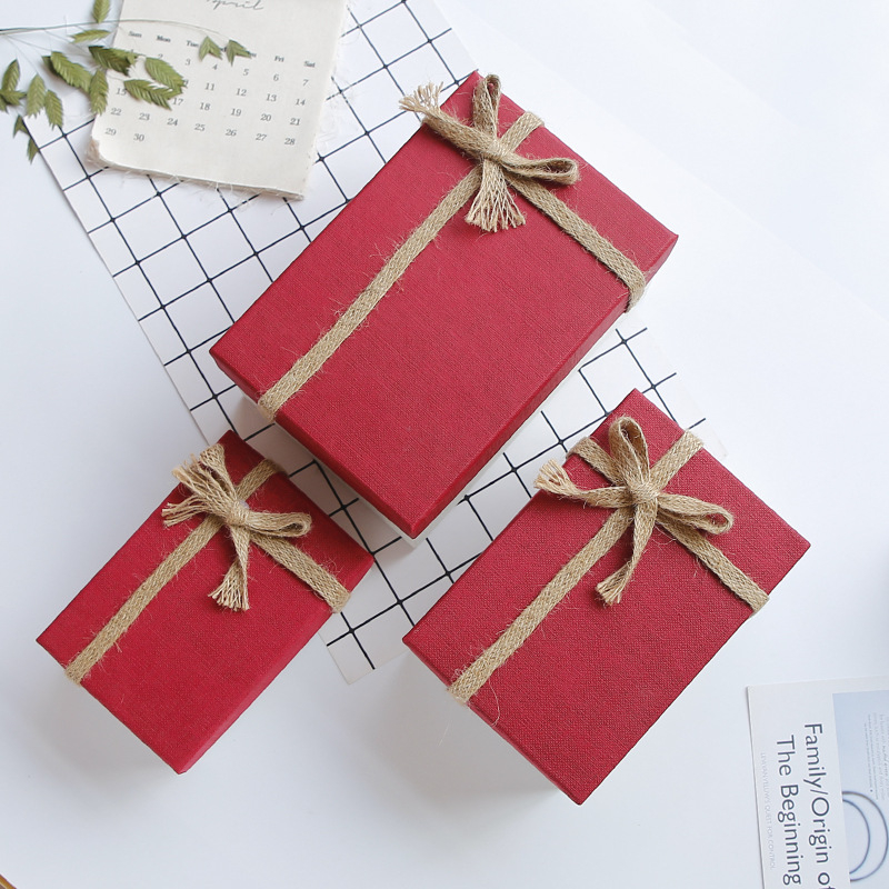 Cutie cadou în stil coreean, dreptunghiulară pentru portofel, material compozit, brand Xiang Lin, toleranță 0,5 cm, ambalaj cadou