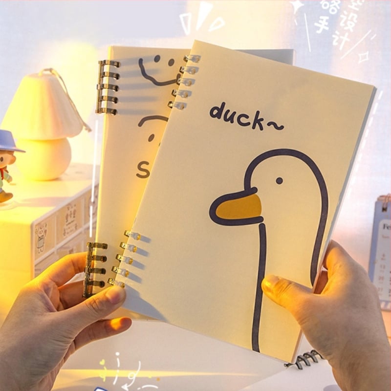 Qiaoguan тетрадка с PP корица, разлепени листове, линеен формат, хартия от дървесен пулп 80 g/m²