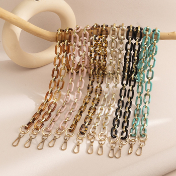 Lanț pentru telefon din rășină acrilică, lung, personalizare DIY, anti-pierdere, electroplacat