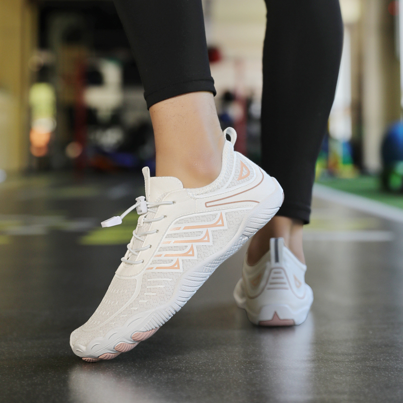 Cipele s pet prstiju za rijeku, unisex, mrežasti gornji dio, protuklizna gumena potplata, niski kroj, vodene cipele za plivanje i planinarenje