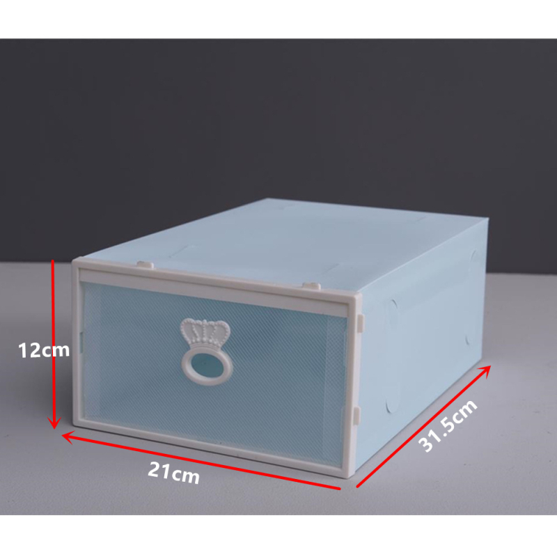 Cipősdoboz Crown Drawer – PP műanyag, csíkos, modern minimál stílus, porvédett tárolás, alkalmas a nappaliba, hálószobába és az ágy alatt.