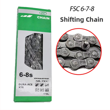 Αλυσίδα ποδηλάτου FSC F12, μοντέλο F12, υλικό: χάλυβας μεσαίου άνθρακα