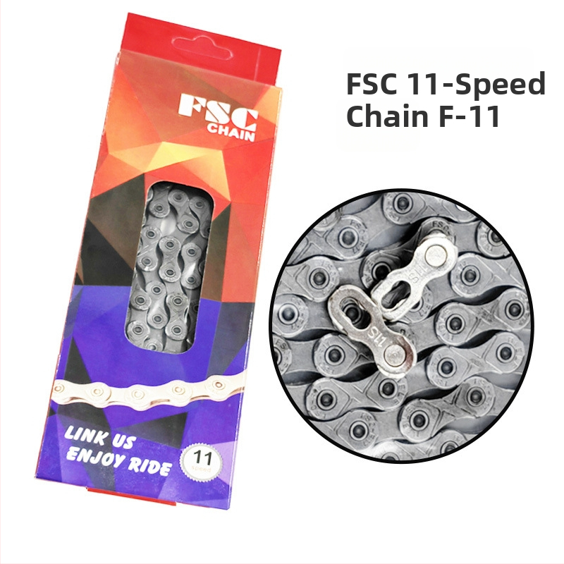 Αλυσίδα ποδηλάτου FSC F12, μοντέλο F12, υλικό: χάλυβας μεσαίου άνθρακα
