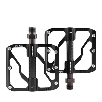 WOTI Bg-4223 Háromcsapágyas pedálok, szénszálas csővel, országúti és MTB kerékpárokhoz, alumínium ötvözet test