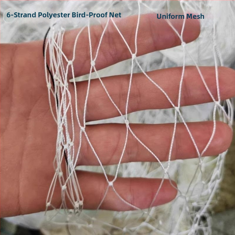 Poliester mreža protiv ptica za staklenike, ribnjake, voćnjake i poljoprivredno zemljište – zaštitna mreža za pokrivanje