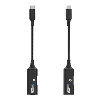3-u-1 USB-C adapter za slušalice s napajanjem Huawei, Xiaomi, Google, Oppo, Vivo, Samsung – HCINOO MH338/MH339