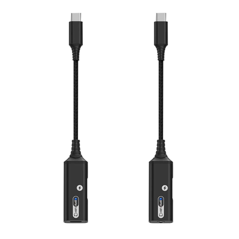 3-u-1 USB-C adapter za slušalice s napajanjem Huawei, Xiaomi, Google, Oppo, Vivo, Samsung – HCINOO MH338/MH339