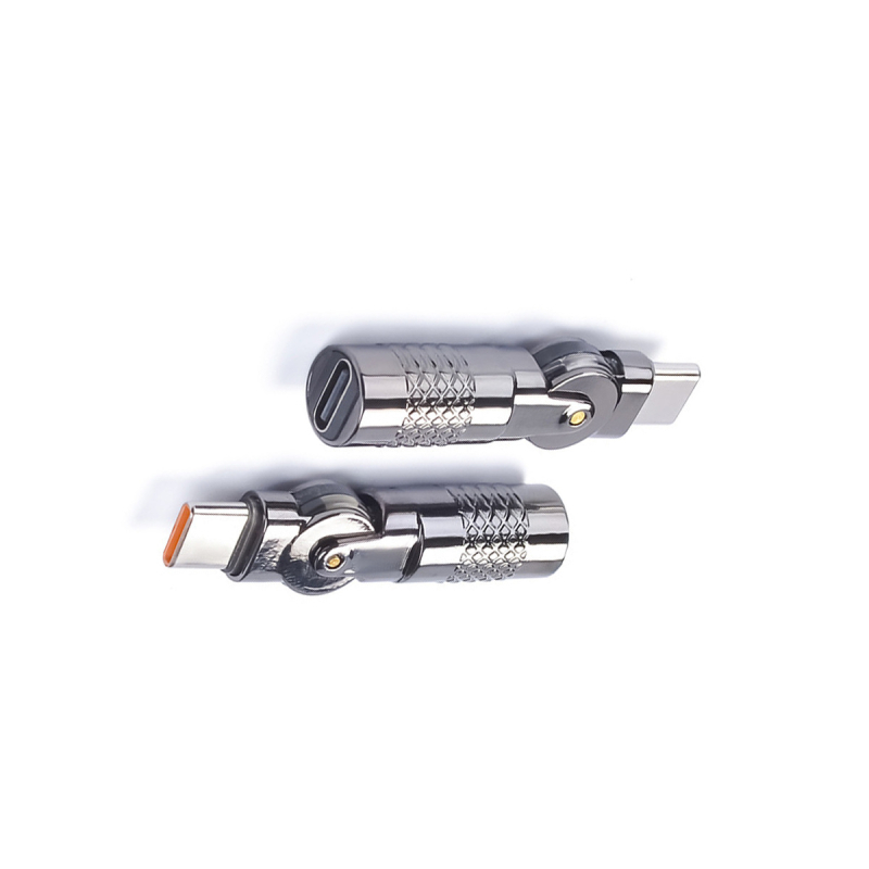 Balance HYZ805 Uglovni okretni USB-C punjački adaptor, Type-C na Type-C Micro, 60W