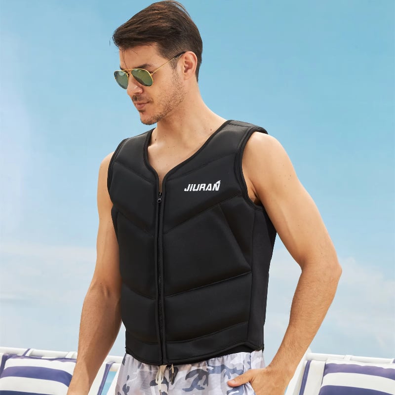 Felnőtt úszó mellény vízisportokra, szörfözéshez és úszáshoz, márka Yifeng, modell Muscle Style, termékszám Muscle Style, testreszabott feldolgozás