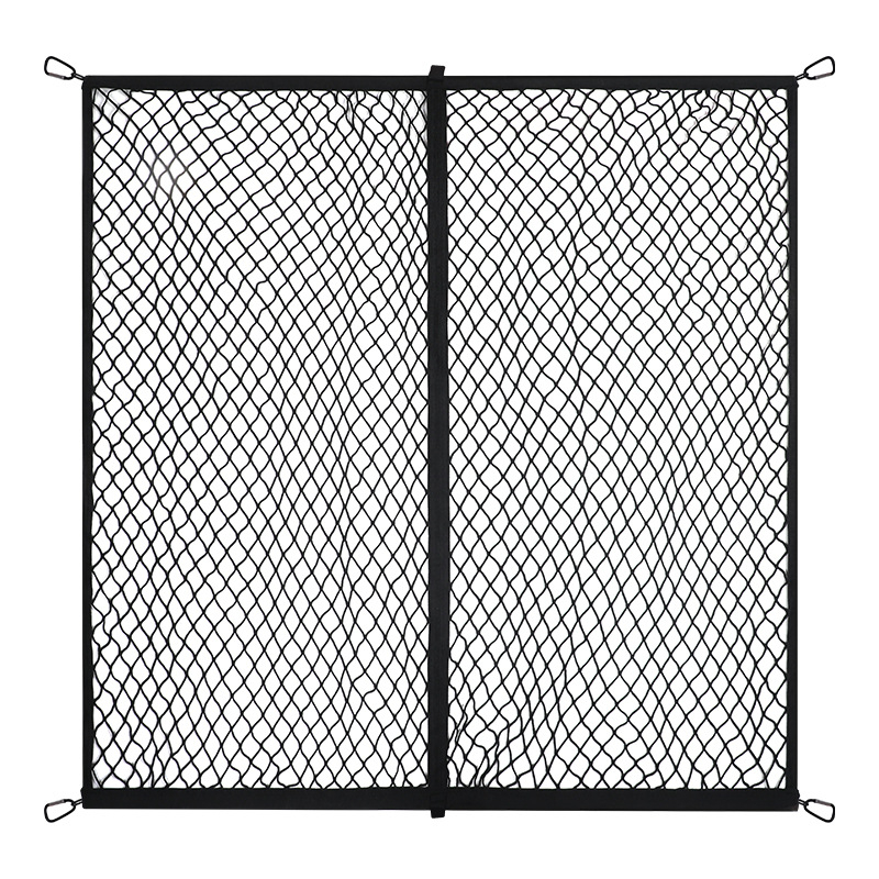 Plasă de bagaje pentru portbagajul din spate, retractabilă, personalizabilă, imprimare de logo posibilă, pentru consolă centrală universală