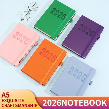 Дневник/планер, по една страница за деня, 300–400 страници, 80 g Dowling хартия, шиено подвързване