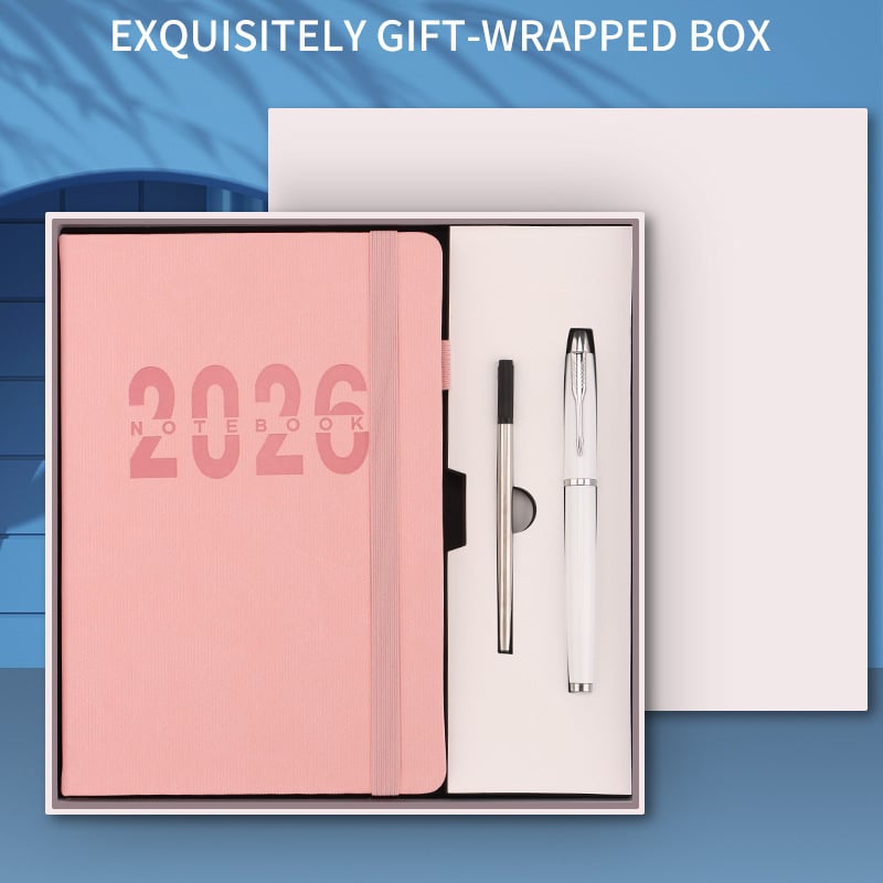 Дневник/планер, по една страница за деня, 300–400 страници, 80 g Dowling хартия, шиено подвързване