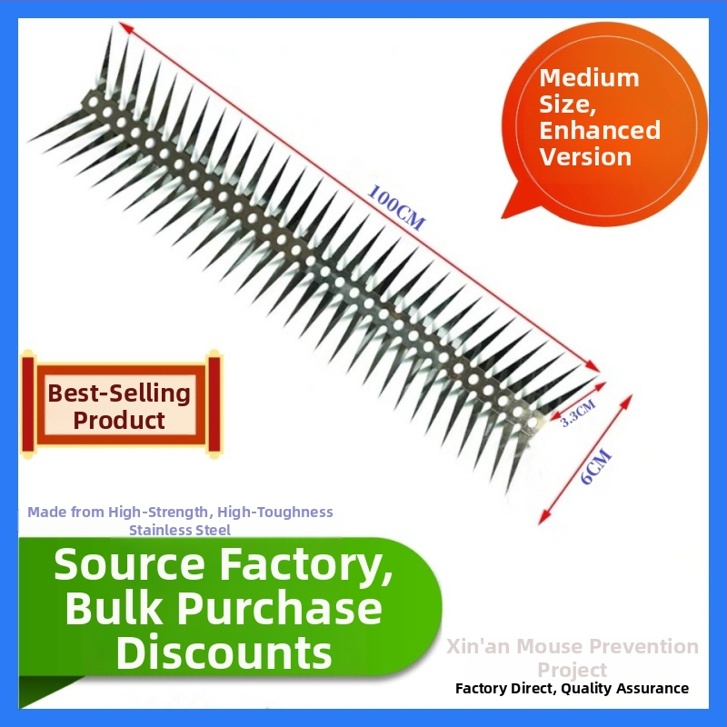 Nehrđajući čelični bod protiv štakora za cijevi i zidove – protiv uspona, sigurnost za vile i imovinu