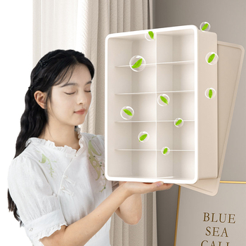 Kutija za skladištenje donjeg rublja s pregradama – PP plastika, 12L, model 001, za čarape, grudnjake i odjeću