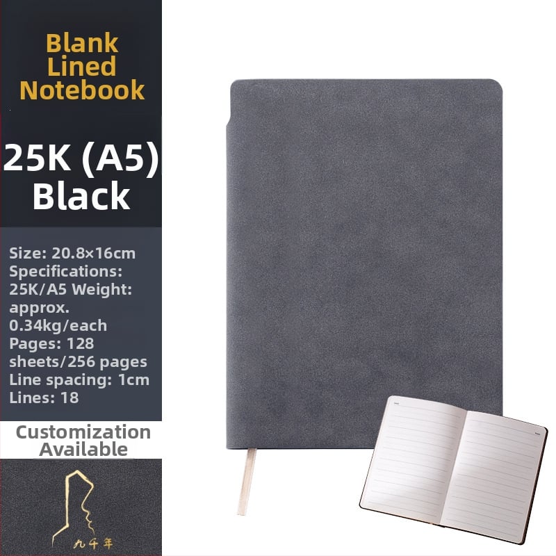 Дневник 2026: календар график, корица от имитация кожа, подвързване във формат French fold, Dowling хартия, 300–400 страници, Nine Thousand Years