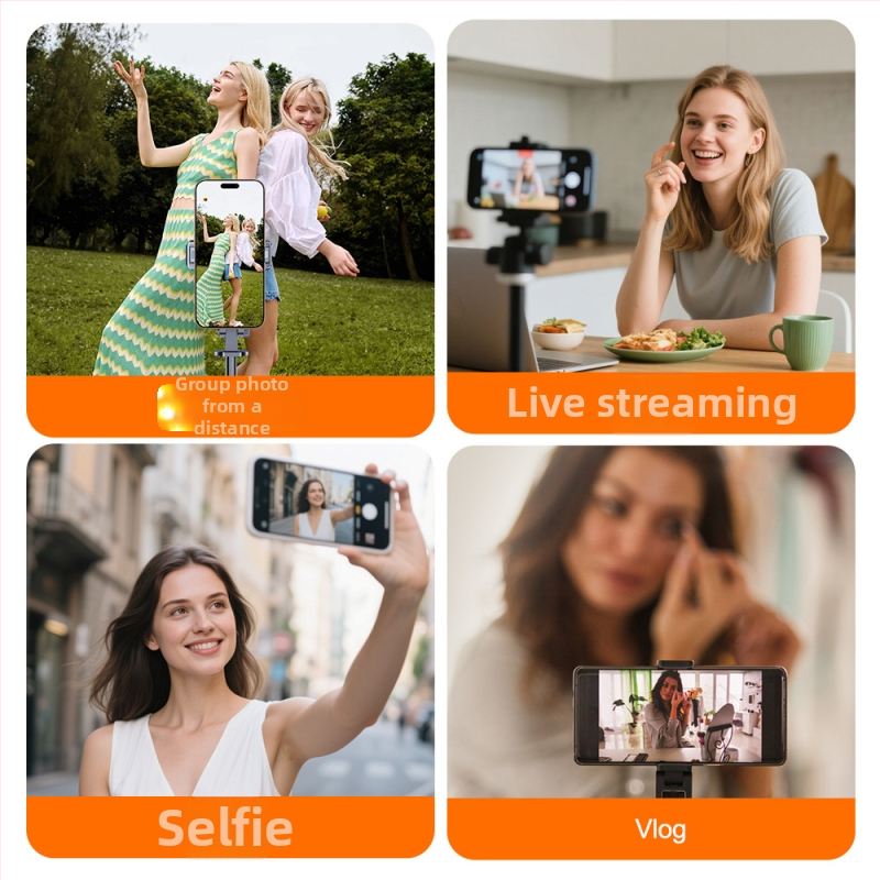 Selfie obrazovka — ABS+Silicone+ Magnetické priťahovanie; Bluetooth; Kompatibilné s iOS 9.0+ / Android 2.0+ / HarmonyOS 3.0+ / MagicOS; Vlastné logo tlač