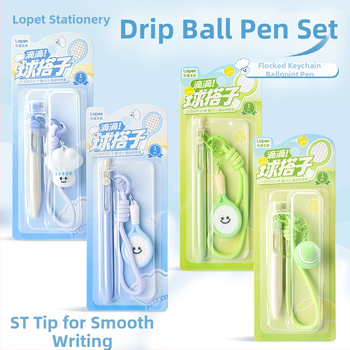 Gélové pero Lepai Didi Ball Match so ST hrotom, plastové telo, tlačidlový mechanizmus