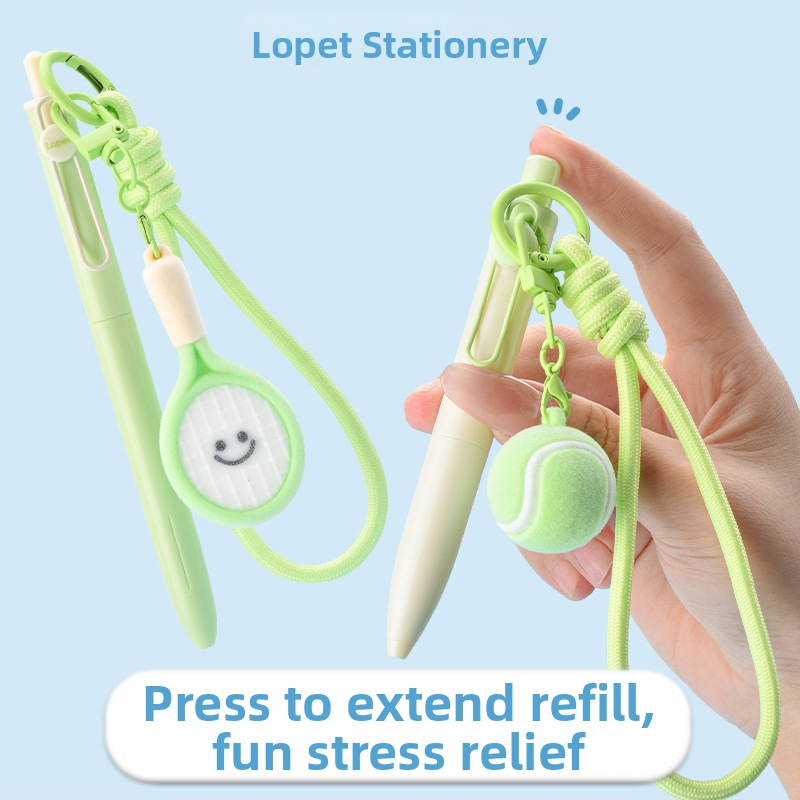 Gélové pero Lepai Didi Ball Match so ST hrotom, plastové telo, tlačidlový mechanizmus