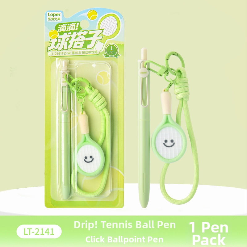 Gélové pero Lepai Didi Ball Match so ST hrotom, plastové telo, tlačidlový mechanizmus