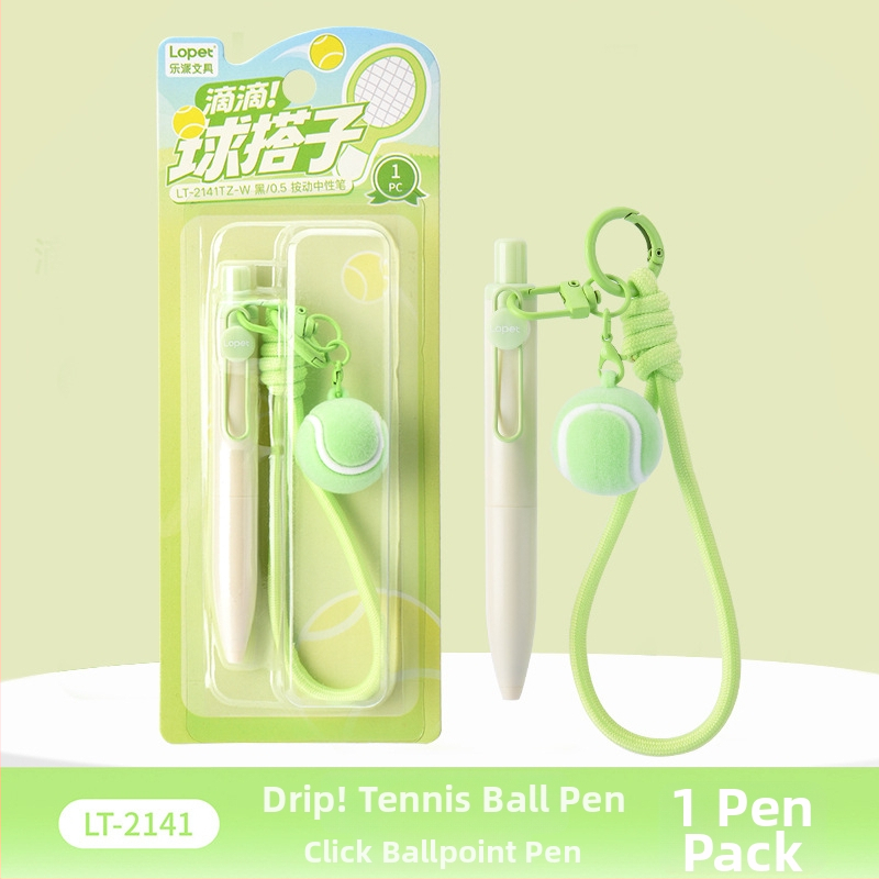 Gélové pero Lepai Didi Ball Match so ST hrotom, plastové telo, tlačidlový mechanizmus