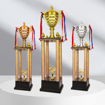 Legura Geometrijski trofej za timske sportove — moderan minimalistički dizajn, pogodan za nagrade u nogometu, košarci, Taekwondo i plesnoj školi; poslovni i konferencijski pokloni