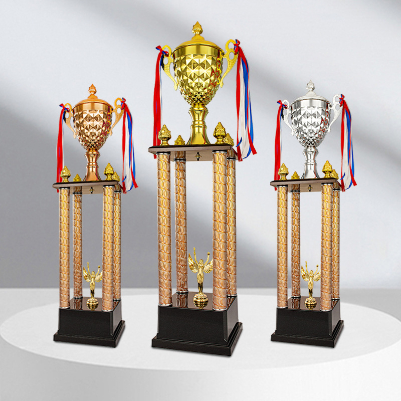 Legura Geometrijski trofej za timske sportove — moderan minimalistički dizajn, pogodan za nagrade u nogometu, košarci, Taekwondo i plesnoj školi; poslovni i konferencijski pokloni