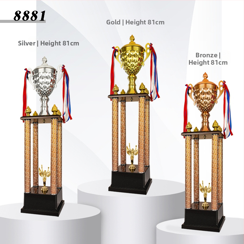 Legura Geometrijski trofej za timske sportove — moderan minimalistički dizajn, pogodan za nagrade u nogometu, košarci, Taekwondo i plesnoj školi; poslovni i konferencijski pokloni