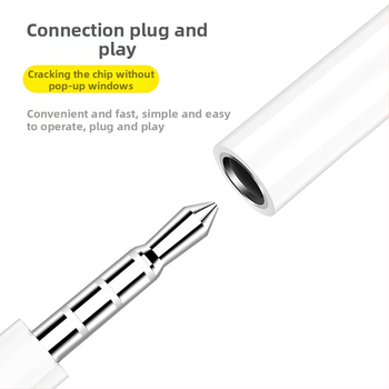 Pinyue Lightning to 3,5 mm audio adapter za iPhone 7–14 seriju (Model: Apple cracked version adapter)