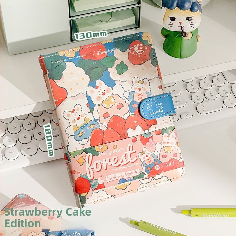 Бележник Moonlight Garden със сшита подвързия, хартия от сурова дървесна целулоза, тегло на хартията 40 g, бизнес офис стил