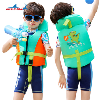 DIVESAIL Gyermekeknek szóló mentőmellény úszás-edzéshez, 90% neopren, 10% nylon, EPE úszóhab, licencelhető magáncímkével