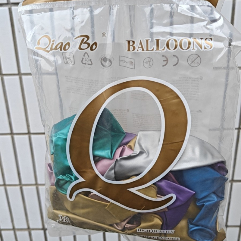 Lateks dekorativni balon, okruglog oblika, s tiskanim logom, za vjenčanja i proslave