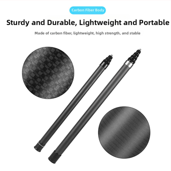 Карбонов монопод за Insta360 One X2, удължим, универсален дизайн, персонализируем