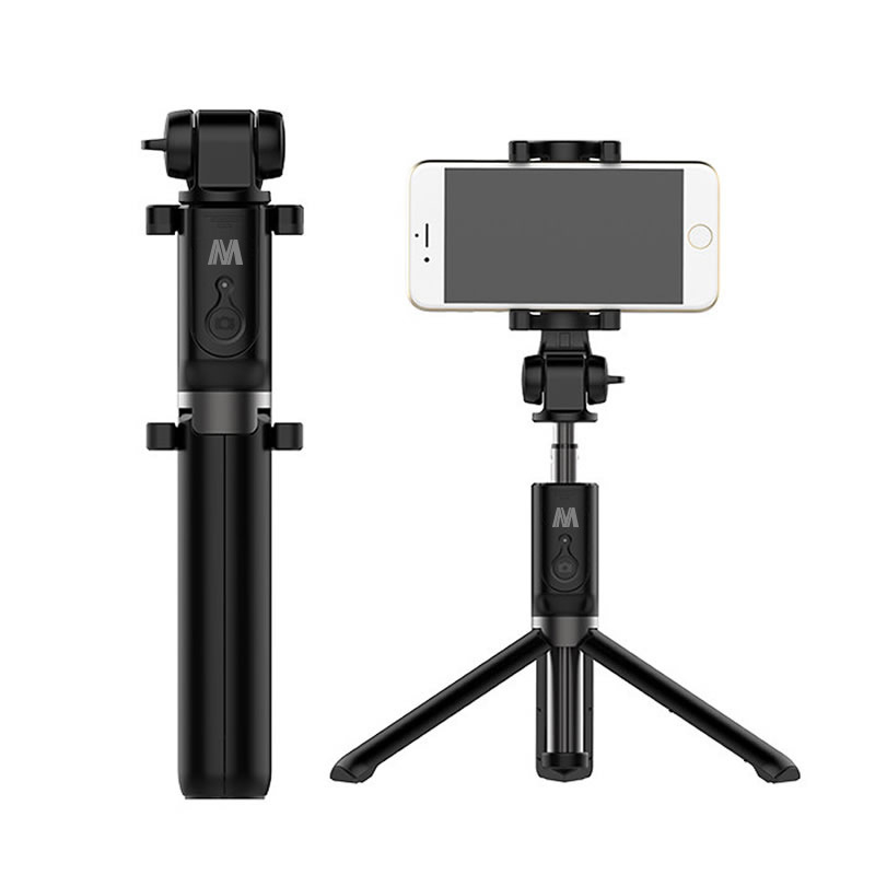 Bluetooth селфи стика трипод WS-SQB645B – алуминиева сплав, дистанционно управление, универсален стил, възможност за персонализация