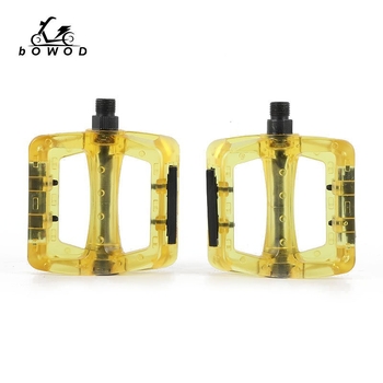 Sklopivi pedal za bicikl s prozirnim plastičnim tijelom, model PC-1, marka Standing Up, kompatibilan s biciklima, planinskim biciklima, sklopivim biciklima i cestovnim biciklima