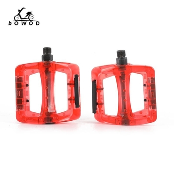 Sklopivi pedal za bicikl s prozirnim plastičnim tijelom, model PC-1, marka Standing Up, kompatibilan s biciklima, planinskim biciklima, sklopivim biciklima i cestovnim biciklima