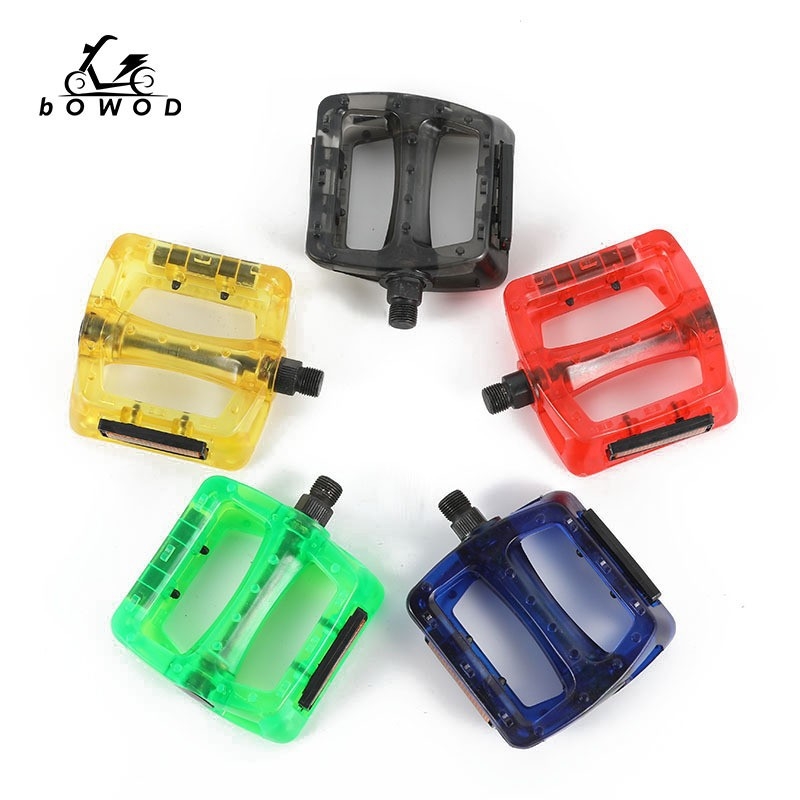 Sklopivi pedal za bicikl s prozirnim plastičnim tijelom, model PC-1, marka Standing Up, kompatibilan s biciklima, planinskim biciklima, sklopivim biciklima i cestovnim biciklima