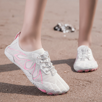 Обувки за водни походи по реката, мрежеста горна част, подметка от естествена гума, EVA средна подметка