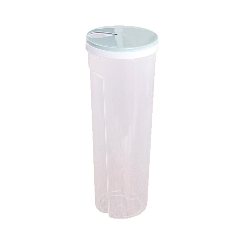 Kutija za pohranu tjestenine, prozirna, zatvara se, plastična, cilindrična, zapremina 301–500 ml, paket 10 kom.