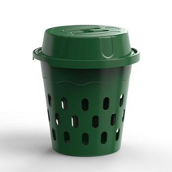 Obiteljski kit za kompostiranje s plastičnom konstrukcijom TX-001; uključuje vezni žicu/užicu; DIY kompostiranje crvima