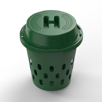 Obiteljski kit za kompostiranje s plastičnom konstrukcijom TX-001; uključuje vezni žicu/užicu; DIY kompostiranje crvima