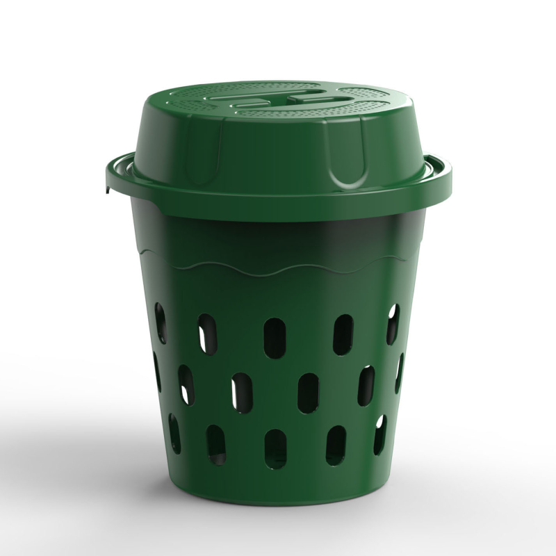 Obiteljski kit za kompostiranje s plastičnom konstrukcijom TX-001; uključuje vezni žicu/užicu; DIY kompostiranje crvima